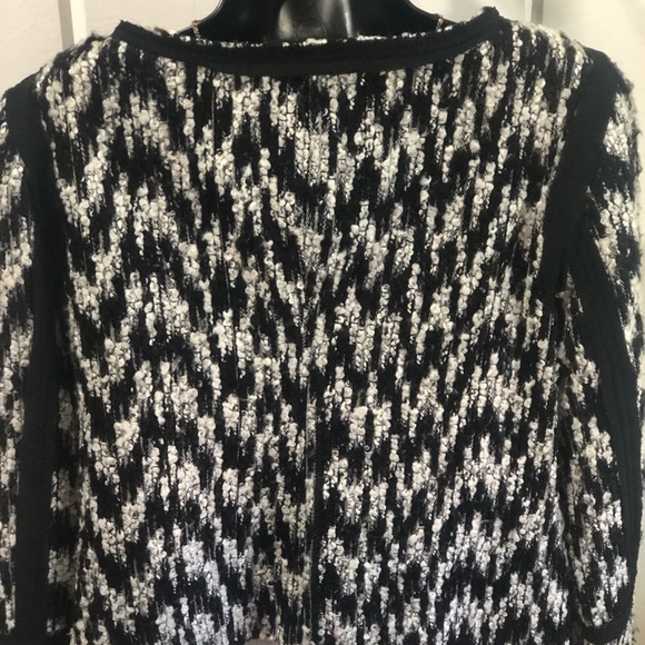 BCBGeneration Black and White Tweed Jacket size M! - Picture 2 of 5